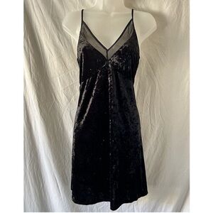 Black Velvet Slipdress